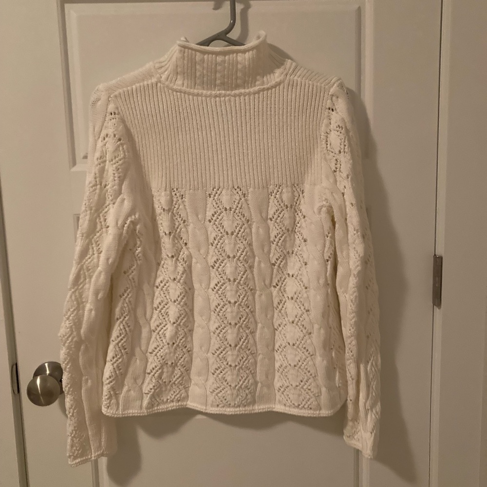 Blue Willi’s 100% Cotton Sweater, Soft White color, size M